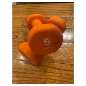 Gaiam 5lb Hand Weights